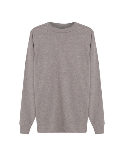 GRAY HIGH NECK T-SHIRT